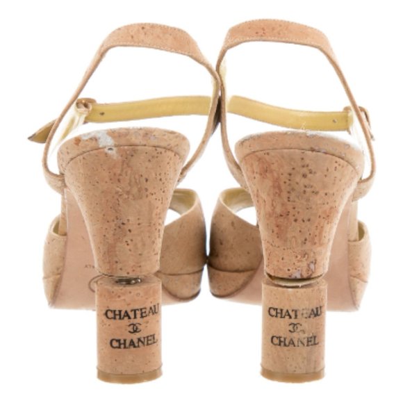 CHANEL Sandals Chateau Chanel Wine Corks CC - Picture 3 of 7
